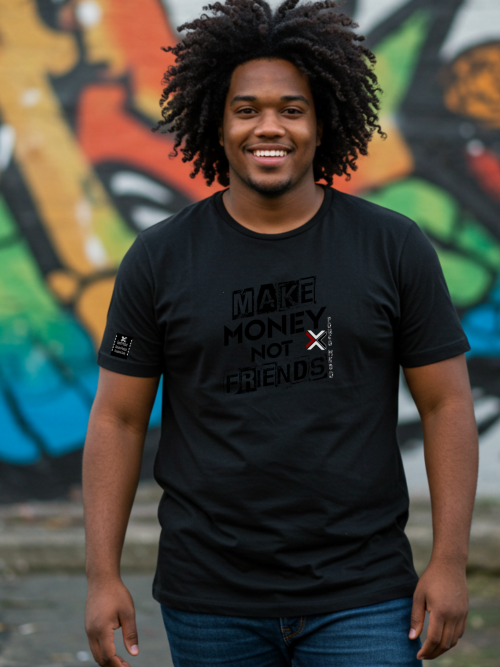 Camiseta "Make Money Not Friends" - Touchegg
