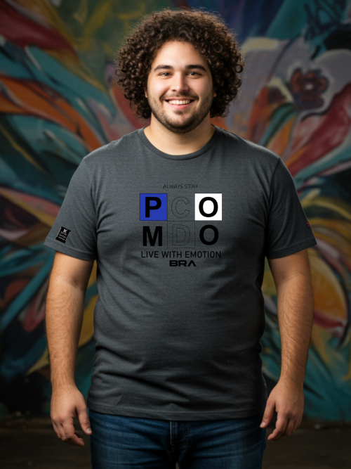 Camiseta X-PCMO Urban Style - Cinza Grafite