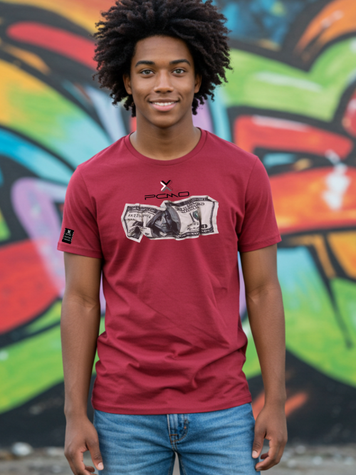 Camiseta Estampada Dólar Amassado PCNO