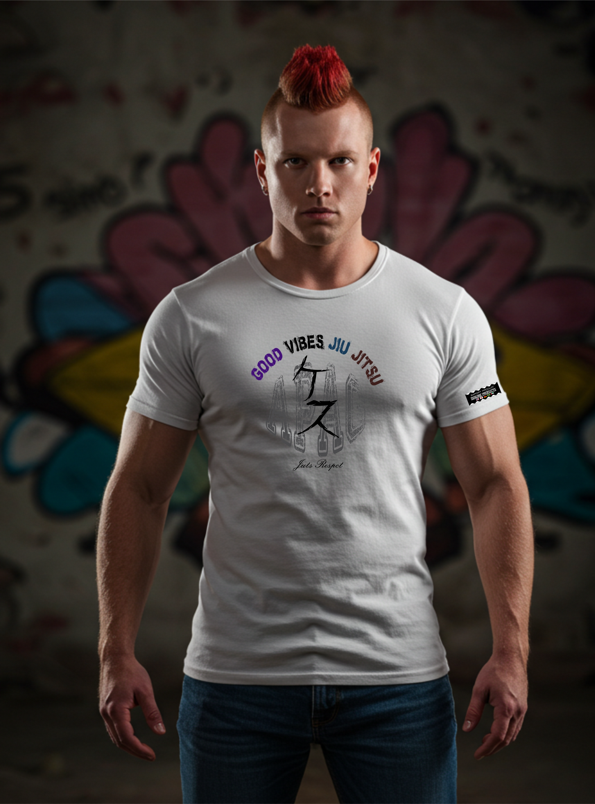 CAMISETA GOOD VIBES JIU JITSU - JUST RESPECT - Image 7