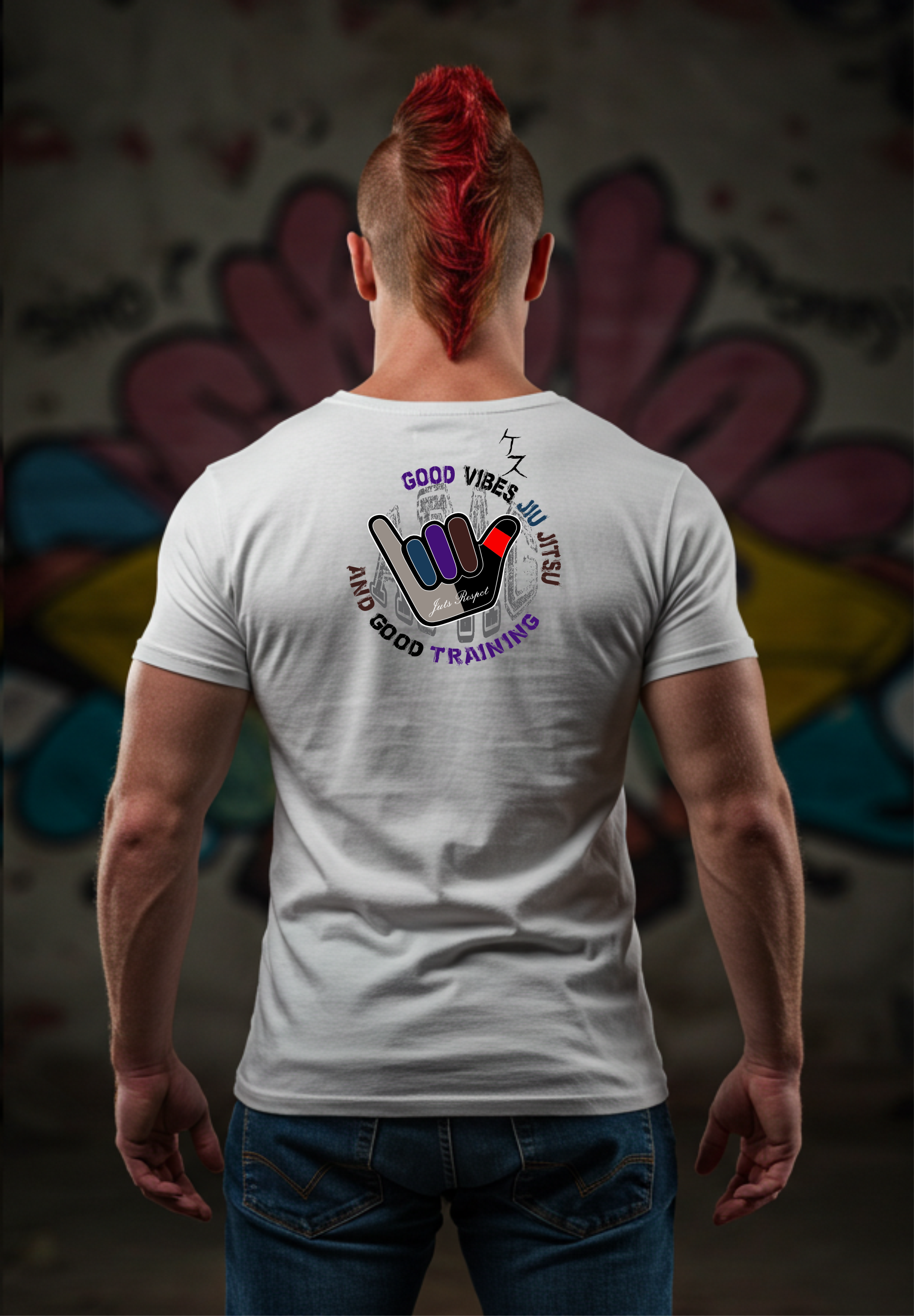 CAMISETA GOOD VIBES JIU JITSU - JUST RESPECT - Image 8