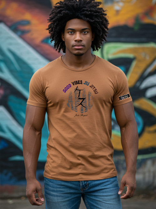CAMISETA GOOD VIBES JIU JITSU - JUST RESPECT