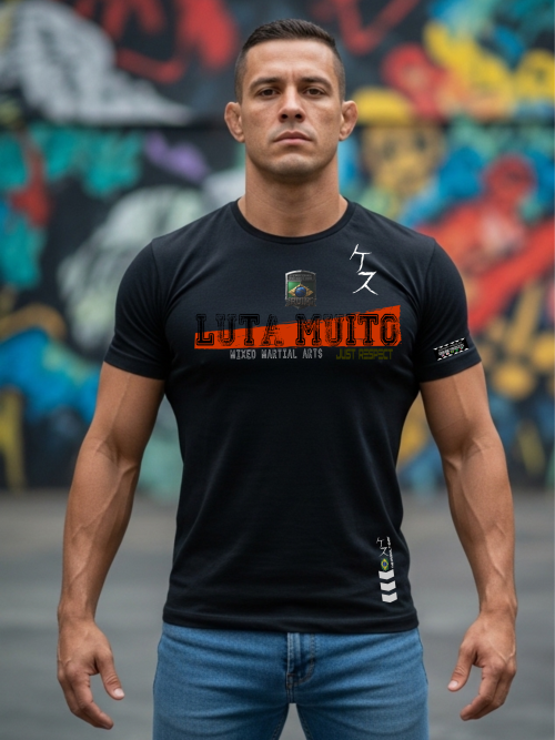 CAMISETA LUTA MUITO - MIXED MARTIAL ARTS JUST RESPECT