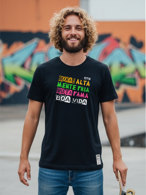 CAMISETA MORAL ALTA MENTE FRIA - ESTILO DTS